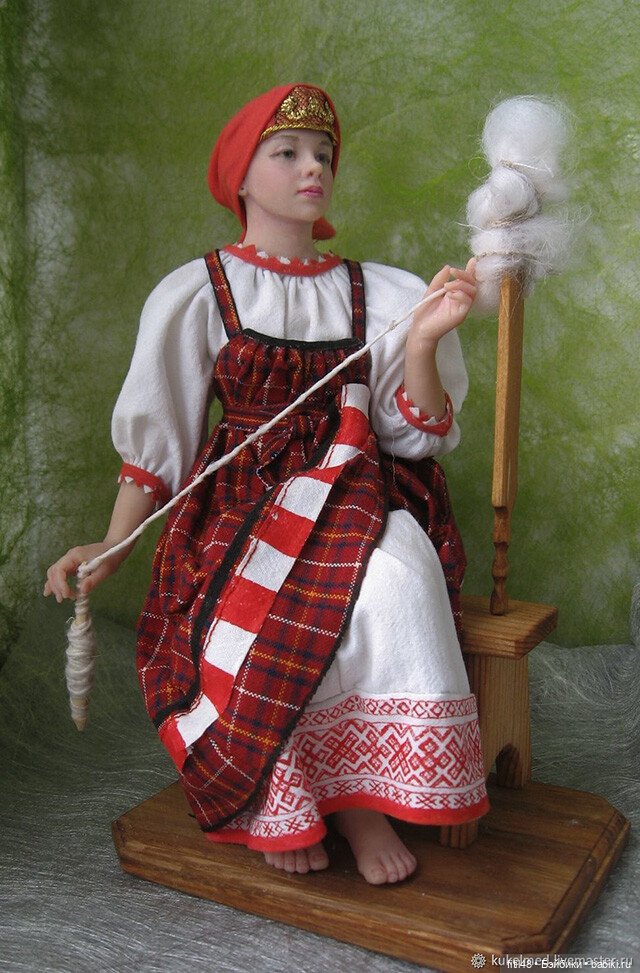 Там русский дух, там Русью пахнет! Авторские куклы Елены Медведковой (фото 9)