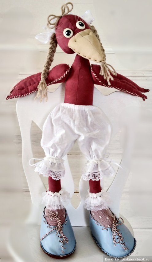 Зойка - первоклассница — Текстильные игрушки и примитивы: кофейные (фото 9)