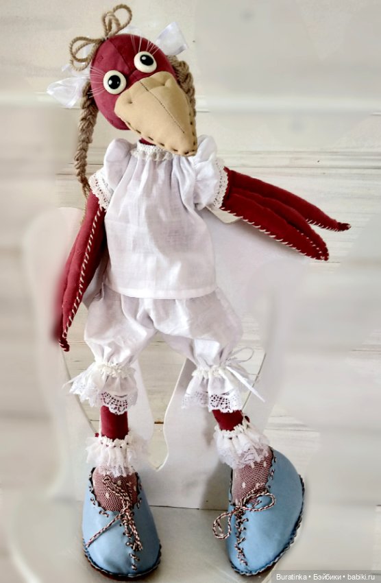 Зойка - первоклассница — Текстильные игрушки и примитивы: кофейные (фото 8)