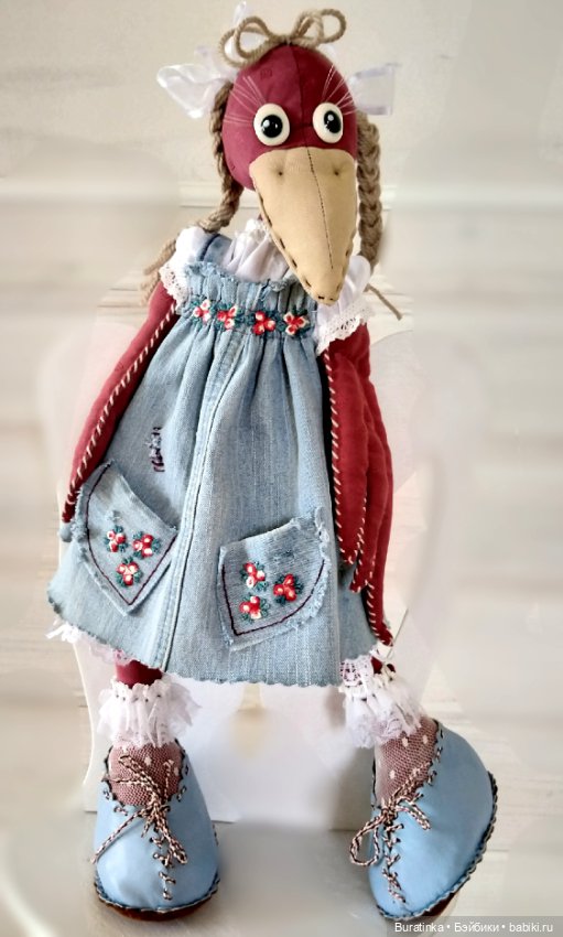 Зойка - первоклассница — Текстильные игрушки и примитивы: кофейные (фото 7)