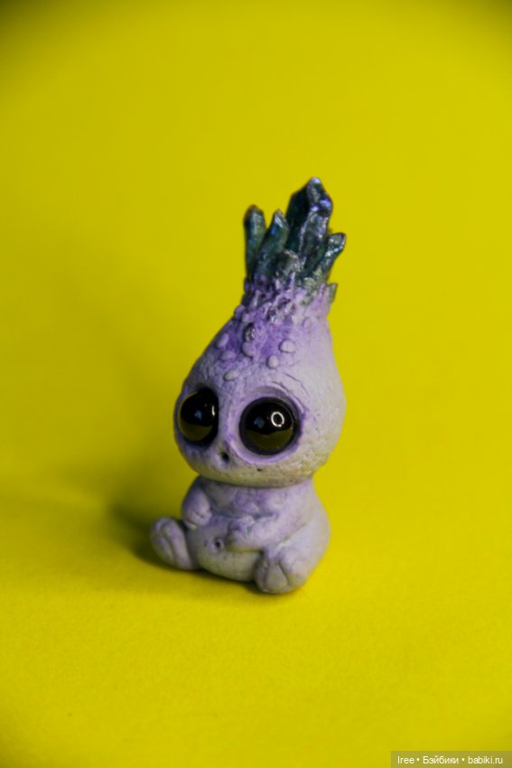 Кристальный монстяшка — Лепка авторских игрушек и папье (фото 3)
