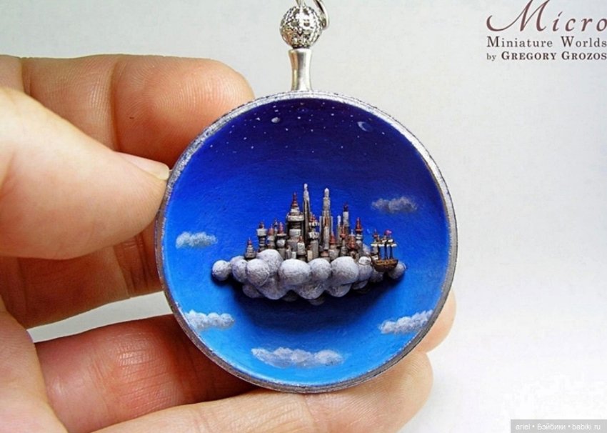 Изящная ювелирная миниатюра от пары дизайнеров Грегора и Ольги Грозос (фото 5)