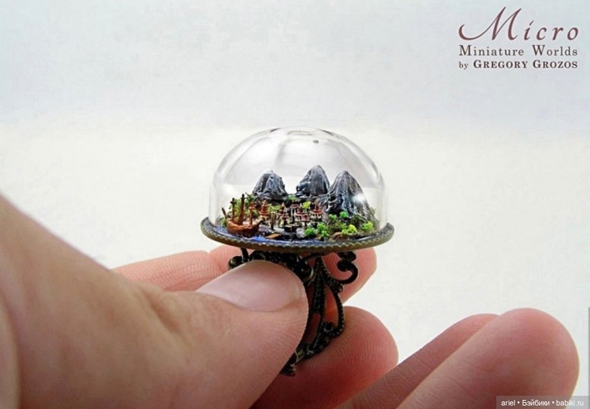 Изящная ювелирная миниатюра от пары дизайнеров Грегора и Ольги Грозос (фото 6)