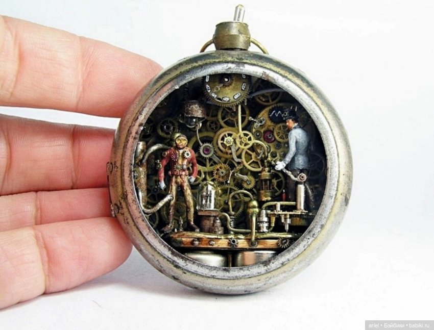 Изящная ювелирная миниатюра от пары дизайнеров Грегора и Ольги Грозос (фото 2)