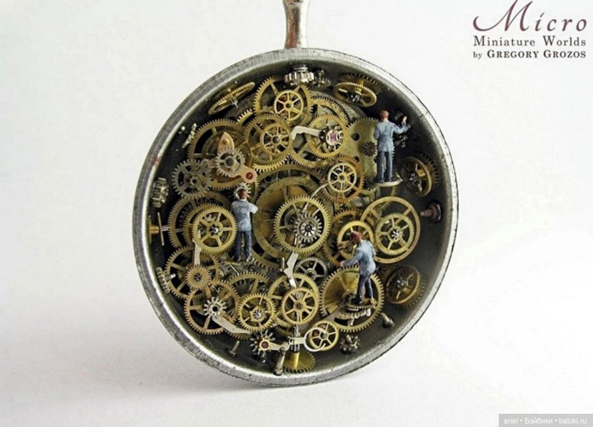 Изящная ювелирная миниатюра от пары дизайнеров Грегора и Ольги Грозос (фото 4)
