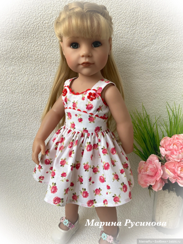 История одного сарафана — Одежда и обувь для кукол своими руками: фото (фото 2)