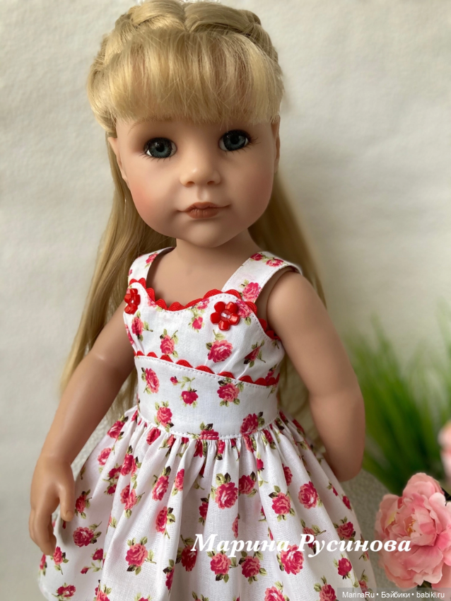 История одного сарафана — Одежда и обувь для кукол своими руками: фото (фото 3)