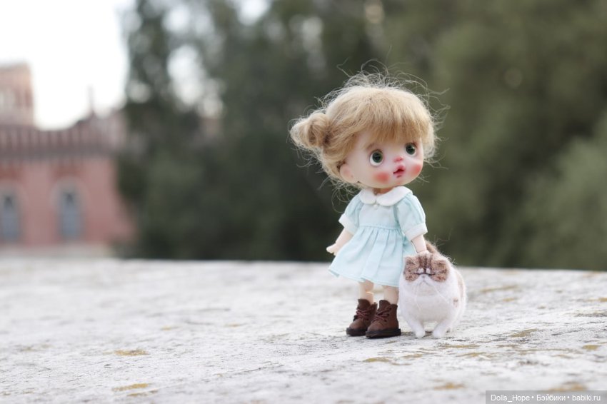На прогулке ob11 — Домашние фото авторских кукол: личные коллекции