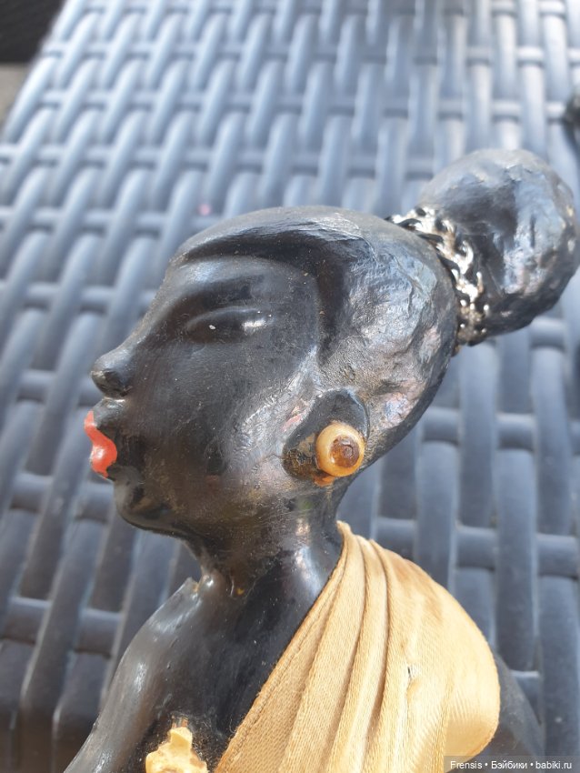 Нужен совет: ремонт куклы, "барельеф" негритянки (фото 6)