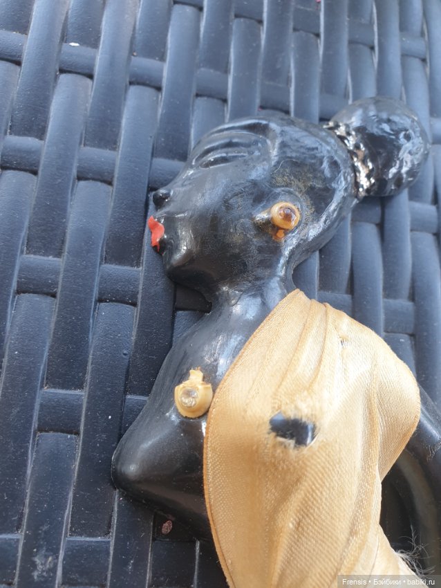 Нужен совет: ремонт куклы, "барельеф" негритянки (фото 4)