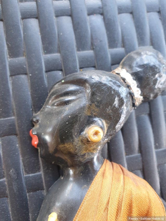 Нужен совет: ремонт куклы, "барельеф" негритянки (фото 5)