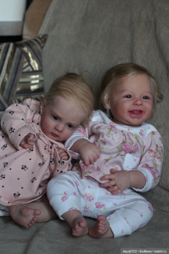Две сестрички в объективе Куклы реборн Анастасии Коченовой