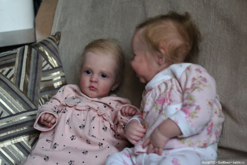 Две сестрички в объективе Куклы реборн Анастасии Коченовой (фото 5)