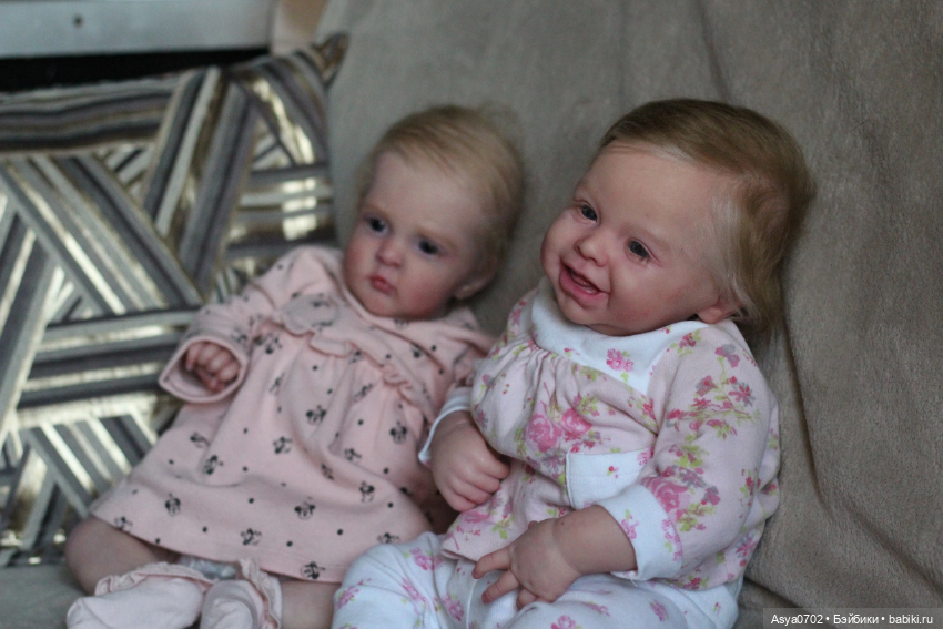 Две сестрички в объективе Куклы реборн Анастасии Коченовой (фото 7)