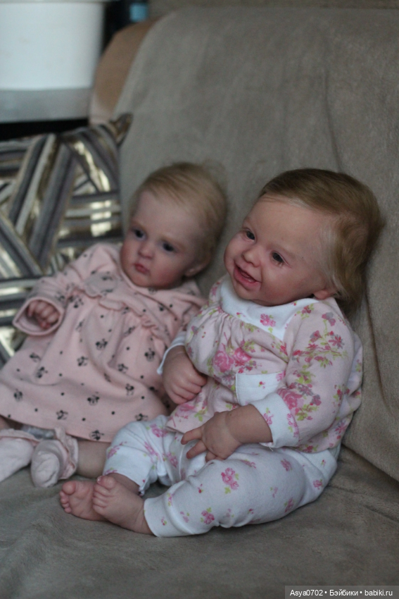 Две сестрички в объективе Куклы реборн Анастасии Коченовой (фото 8)