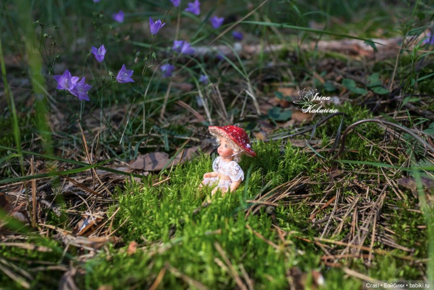 Малышка Мухоморчик — Авторские миниатюрные куклы: лепка (фото 2)