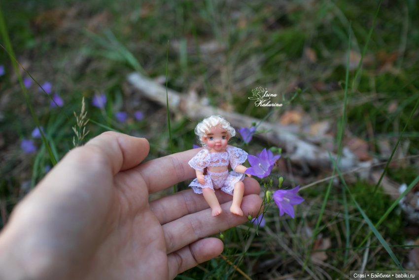 Малышка Мухоморчик — Авторские миниатюрные куклы: лепка (фото 10)