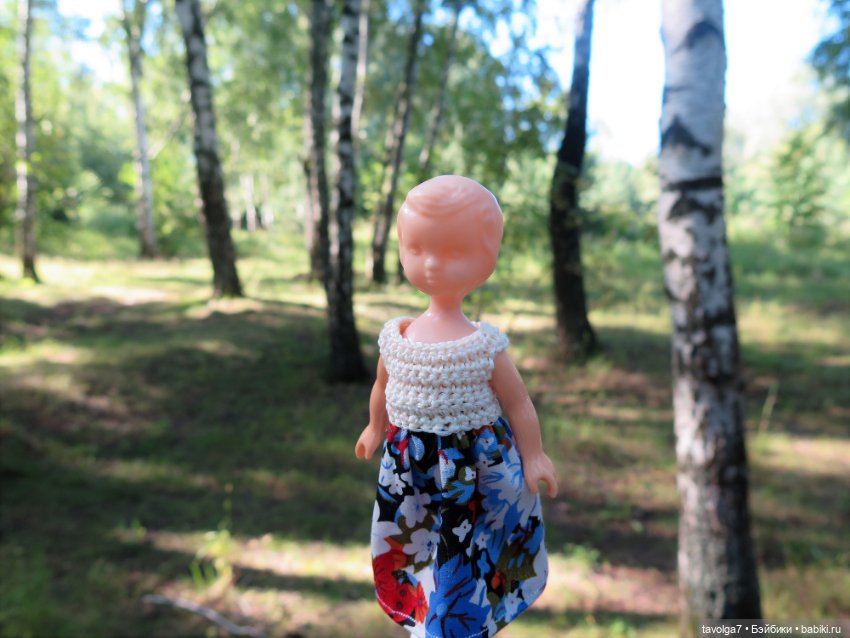 Новое платье и новые ручки для Дюймовочки Аским