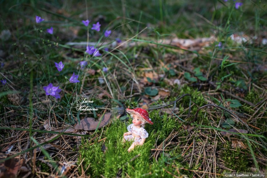 Малышка Мухоморчик — Авторские миниатюрные куклы: лепка (фото 3)