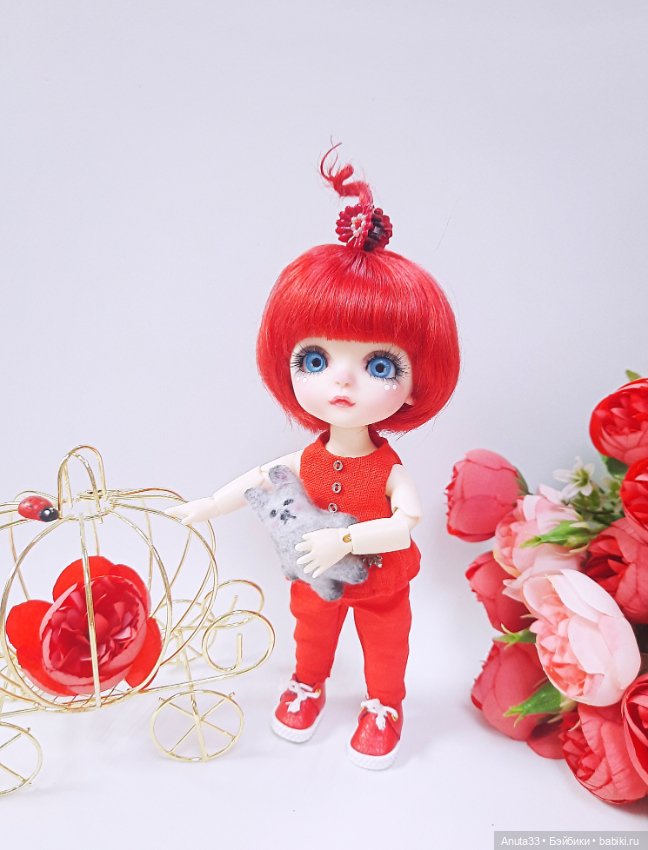 Малышка Ягодка🍓🍒 — Куклы Latidoll (Лати): BJD (БЖД) (фото 4)