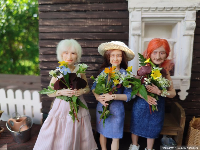 Лето в деревне — Авторские работы в частных коллекциях: домашние фото кукол и игрушек (фото 3)