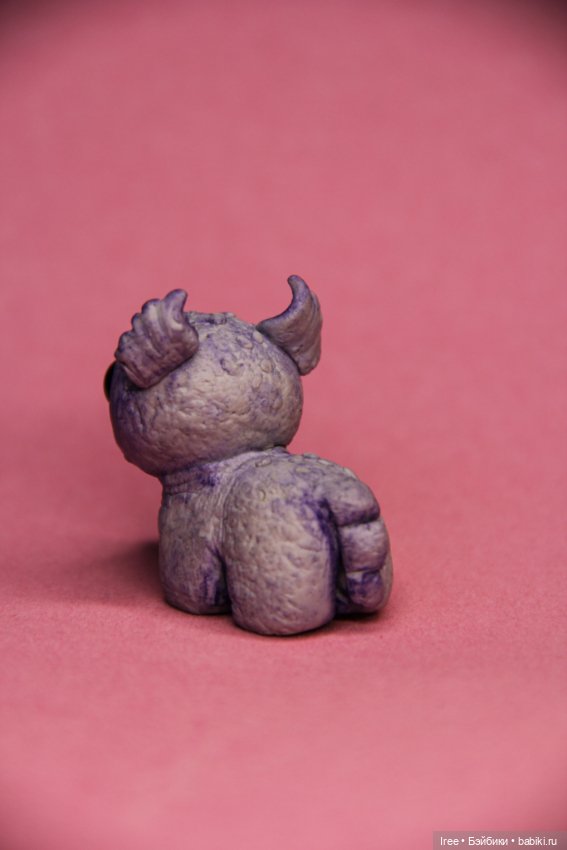 Няшка монстряшка — Лепка авторских игрушек и папье (фото 4)