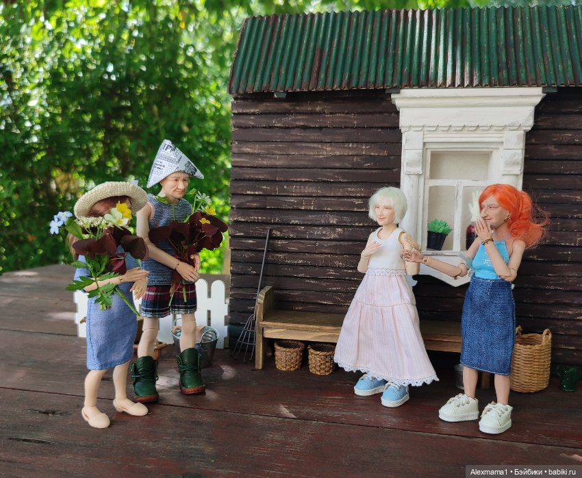 Лето в деревне — Авторские работы в частных коллекциях: домашние фото кукол и игрушек (фото 2)