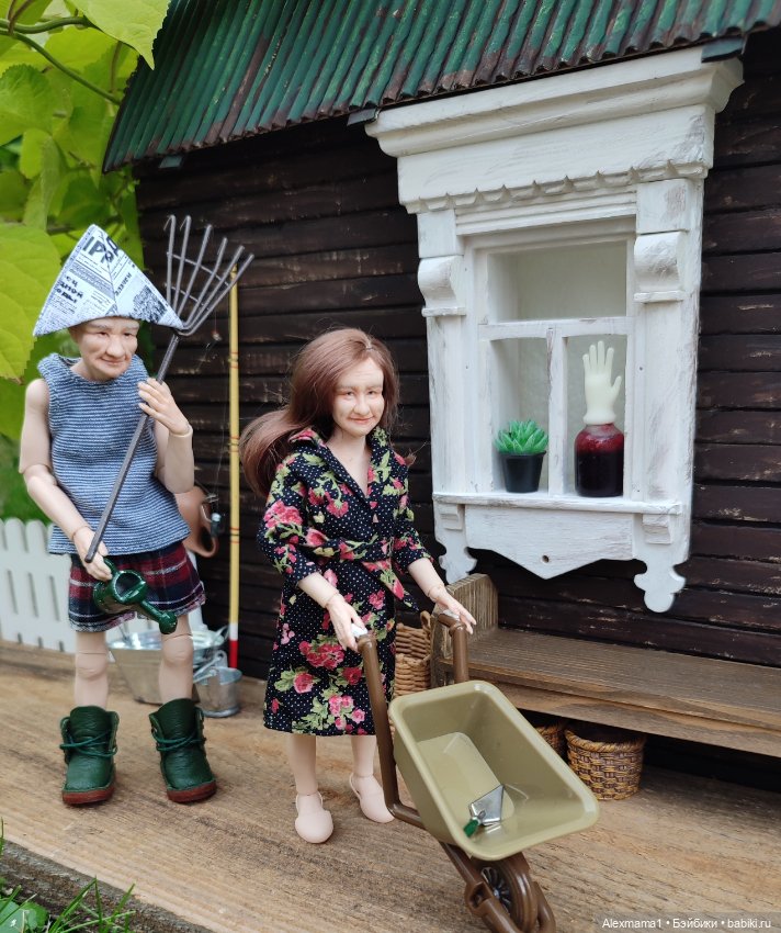 Лето в деревне — Авторские работы в частных коллекциях: домашние фото кукол и игрушек (фото 8)