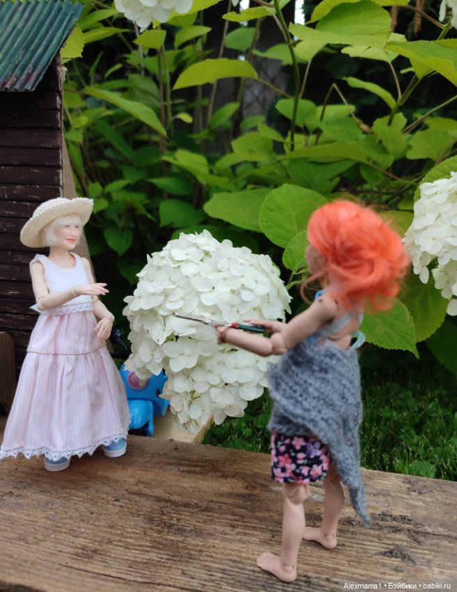 Лето в деревне — Авторские работы в частных коллекциях: домашние фото кукол и игрушек (фото 9)
