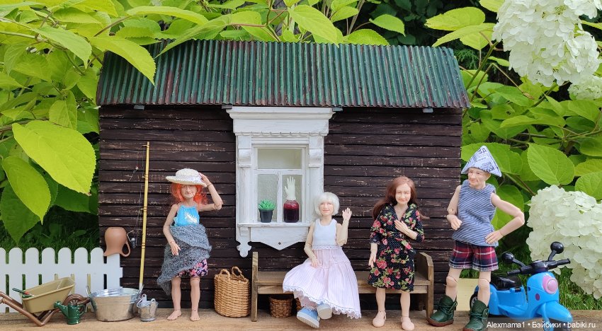 Лето в деревне — Авторские работы в частных коллекциях: домашние фото кукол и игрушек (фото 7)