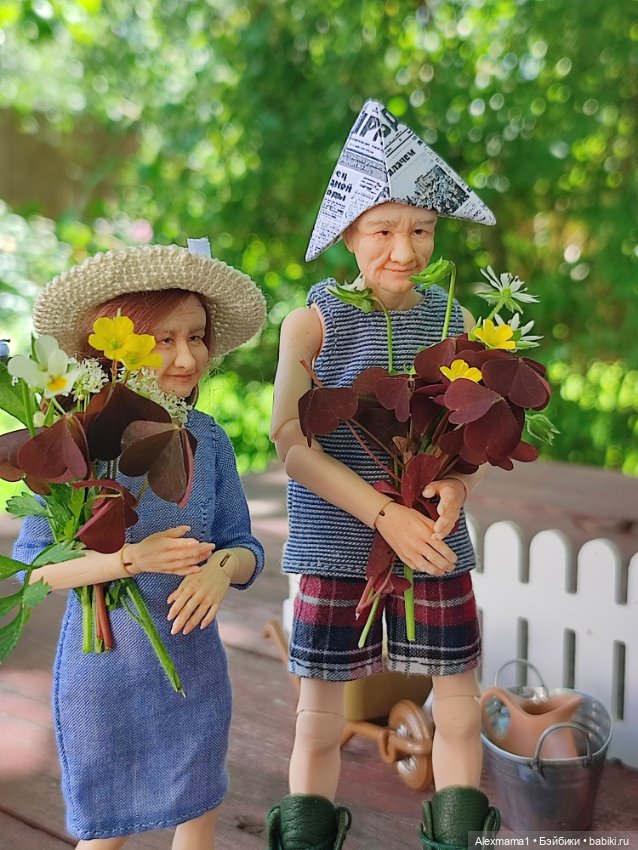 Лето в деревне — Авторские работы в частных коллекциях: домашние фото кукол и игрушек