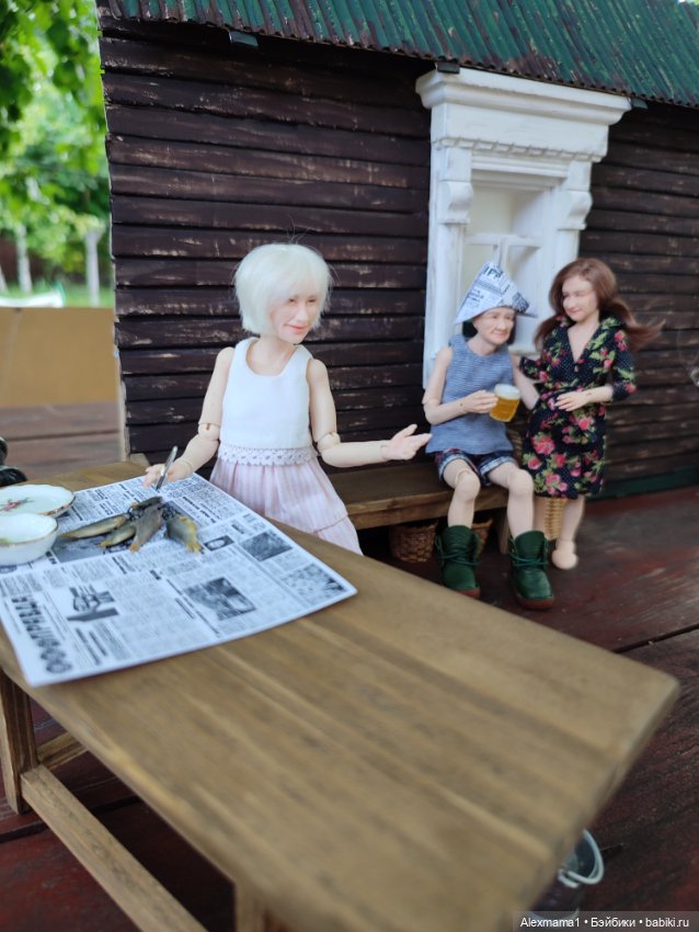 Лето в деревне — Авторские работы в частных коллекциях: домашние фото кукол и игрушек