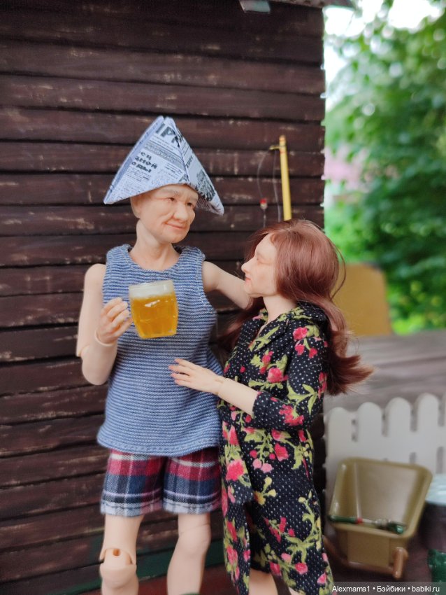 Лето в деревне — Авторские работы в частных коллекциях: домашние фото кукол и игрушек