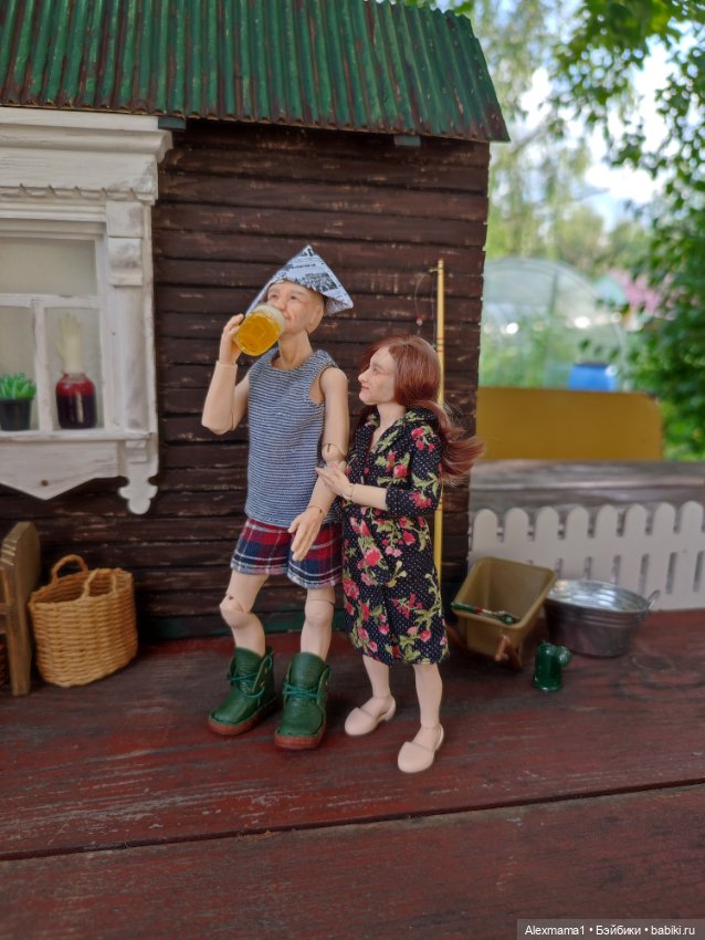 Лето в деревне — Авторские работы в частных коллекциях: домашние фото кукол и игрушек