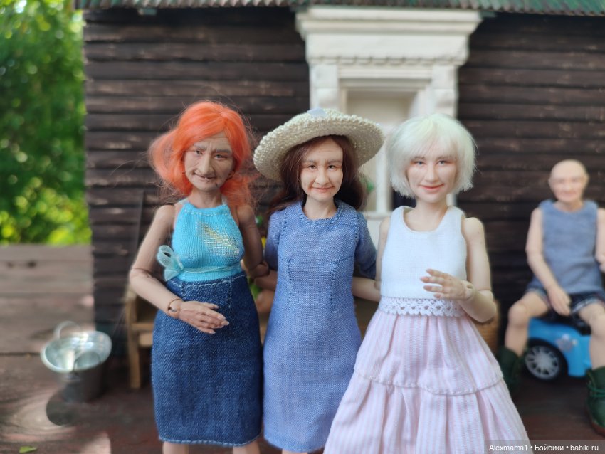 Лето в деревне — Авторские работы в частных коллекциях: домашние фото кукол и игрушек