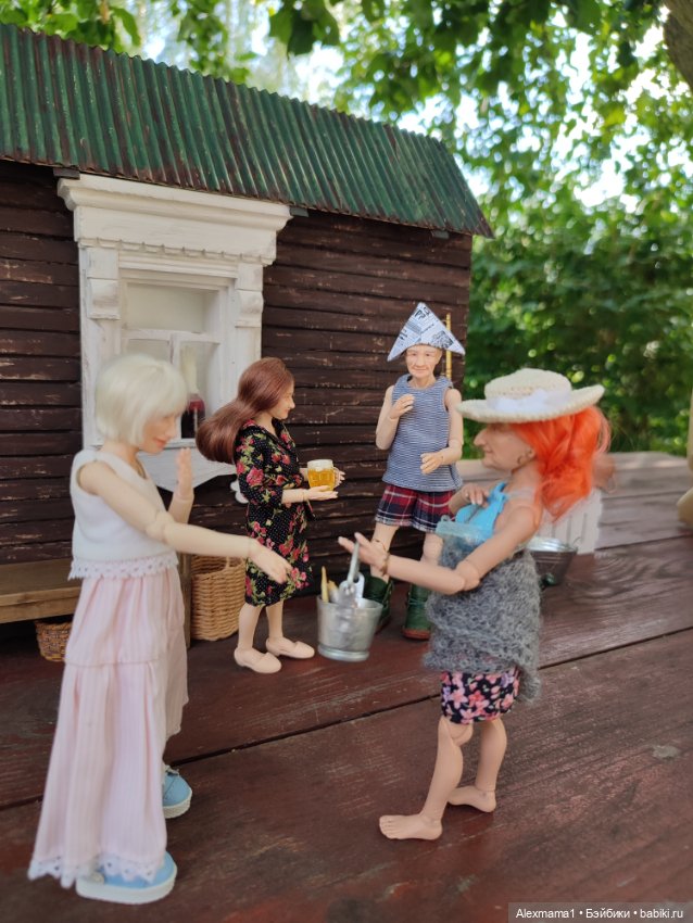 Лето в деревне — Авторские работы в частных коллекциях: домашние фото кукол и игрушек