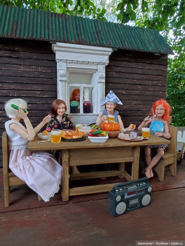 Лето в деревне — Авторские работы в частных коллекциях: домашние фото кукол и игрушек
