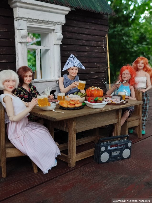 Лето в деревне — Авторские работы в частных коллекциях: домашние фото кукол и игрушек