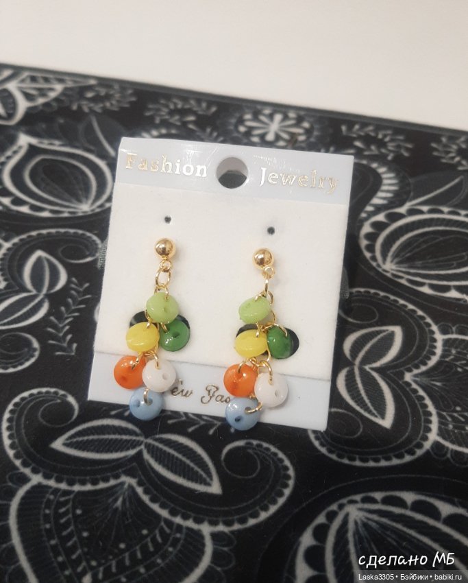 Серьги, часть 2 — Авторские украшения и аксессуары для кукол: фото (фото 4)