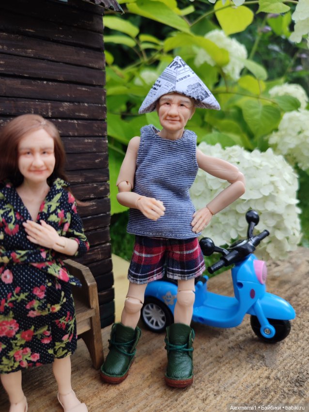 Лето в деревне — Авторские работы в частных коллекциях: домашние фото кукол и игрушек