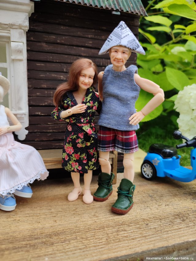 Лето в деревне — Авторские работы в частных коллекциях: домашние фото кукол и игрушек