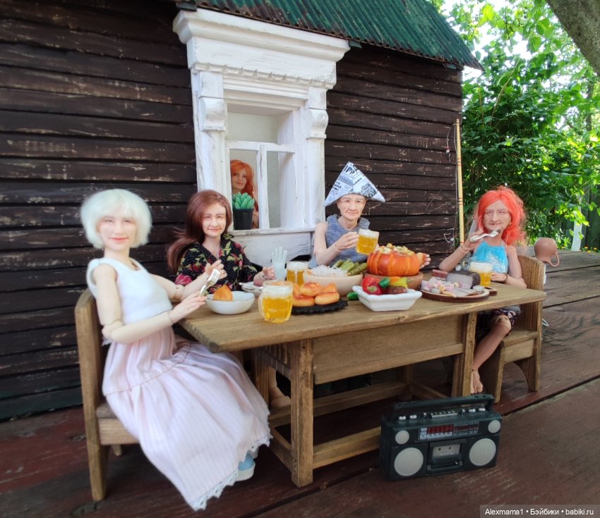 Лето в деревне — Авторские работы в частных коллекциях: домашние фото кукол и игрушек