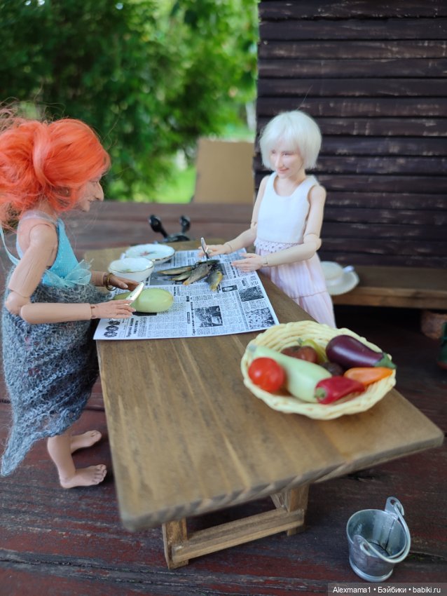 Лето в деревне — Авторские работы в частных коллекциях: домашние фото кукол и игрушек