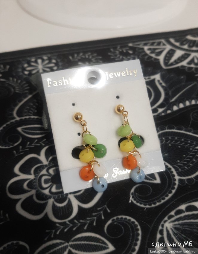 Серьги, часть 2 — Авторские украшения и аксессуары для кукол: фото (фото 3)