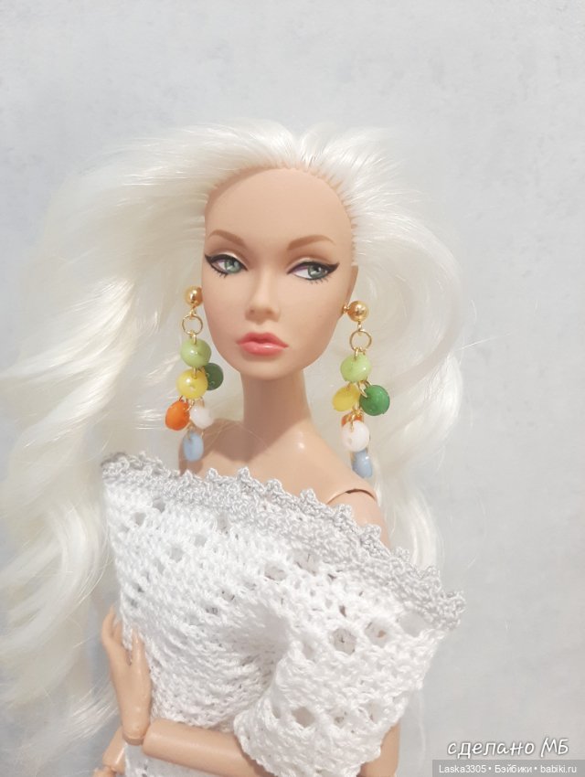 Серьги, часть 2 — Авторские украшения и аксессуары для кукол: фото
