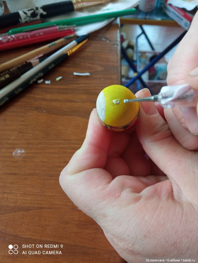 Излечение Матрёшки — Реставрация и преображение кукол: ремонт (фото 4)