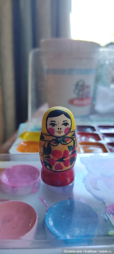 Излечение Матрёшки — Реставрация и преображение кукол: ремонт (фото 5)