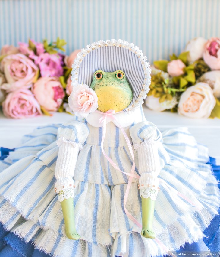 🐸 Лягушка Дакота 🐸 — Лепка авторских игрушек и папье (фото 3)
