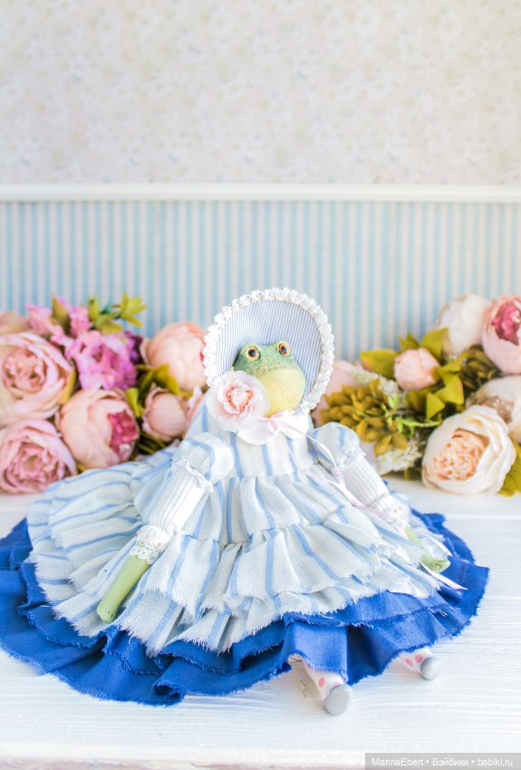🐸 Лягушка Дакота 🐸 — Лепка авторских игрушек и папье (фото 5)