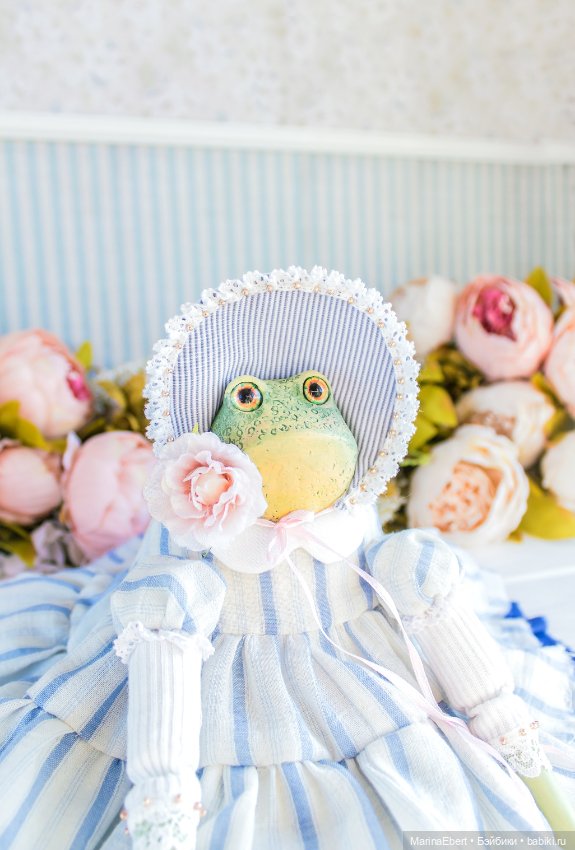 🐸 Лягушка Дакота 🐸 — Лепка авторских игрушек и папье (фото 9)